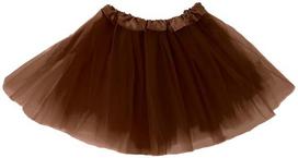 Spódniczka Tutu Tiulowa Brązowa Strój 30Cm