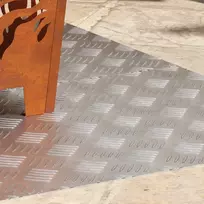 Laiptų danga Stačiakampio 2 pcs Sidabro 100 x 50 cm Aliuminis
