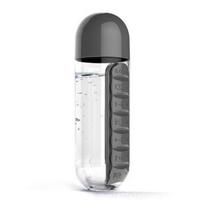 7 Grids Medicine Box Pill Boxes Sports Water Bottle Medicine Box Water Bottle  Outdoor Travel juoda