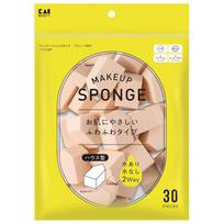 KAI Foundation Sponge Value NR House 30P Large Capacity Fluffy Type Puff Liquid Powder Wet Dry KQ3303