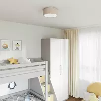 Pakabinamas šviestuvas Lubų lemputė su prožektoriais Taupe 30 x 30 x 13,5 cm audinys