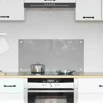 Virtuvės atbraila Šviesiai pilka 80 x 40 cm grūdintas stiklas