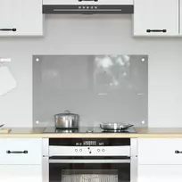 Virtuvės atbraila Šviesiai pilka 80 x 50 cm grūdintas stiklas