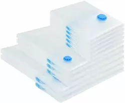 Saugojimo maišeliai 10 pcs Skaidrūs ir mėlyni 130 x 100 cm