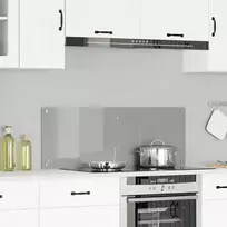 Virtuvės atbraila Šviesiai pilka 110 x 40 cm grūdintas stiklas