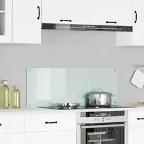 Virtuvės atbraila Balta 110 x 40 cm grūdintas stiklas