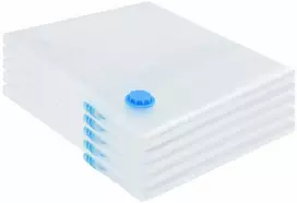 Saugojimo maišeliai 5 pcs Skaidrūs ir mėlyni 100 x 80 cm
