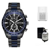 CITIZEN Eco-Drive Series ATTESA 35th Anniversary Limited Edition Luminous Waterproof Solar Quartz Titanium Strap Unisex Black Dial AT8187-75E juoda