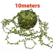 10/20/40Meter Artificial Vines,Eucalyptus Leaf Garland Fake Hanging Plants Green Leaves Ribbon DIY Wreath Gift Scrapbooking Wedd