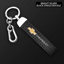 Multiple colors Luxury Car KeyChain Genuine Leather Key Chain For Chevrolet Cruze Spark Captiva Suburban Camaro Malibu Silverado