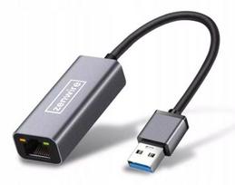 Przejściówka Adapter Karta Sieciowa Usb 3.0 Ethernet Rj45 Do Laptopa Lan