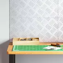 Laiptų danga Stačiakampio 4 pcs Sidabro 50 x 25 cm Aliuminis