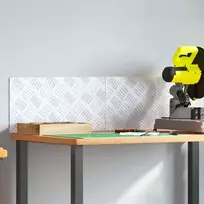 Laiptų danga Stačiakampio 2 pcs Sidabro 50 x 25 cm Aliuminis
