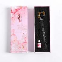 Magic Flower Glass Pen Starry Sky Dip Pen Set Student Gift Creative Crystal Fountain Pen Glass Dip Pen Writing Kit With Ink auksas