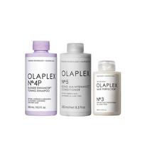 Olaplex No.4P Blonde Enhancer Toning Shampoo 250ml & No. 5 Bond Mainte