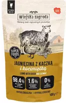 WIEJSKA ZAGRODA šlapias kačių ėdalas su antiena ir katžole – 100 g