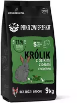 PAKA ZWIERZAKA Šuniukų triušiena su laukinėmis žolelėmis S - sausas šunų maistas - 9kg