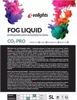 EVOLIGHTS rūko skystis dūmų mašinai CO2