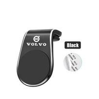 Magnetinis automobilinis telefono laikiklis Automobilio telefono stovas Įspaustukas Laikiklis Skirtas Volvo AWD V60 V40 XC90 S60 XC60 S90 V90 CX70 XC40 C40 C70 EX90 Rdesign juoda