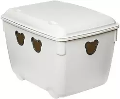 Pojemnik Žaislų dėžė BranQ Bear 40L, antikinė balta