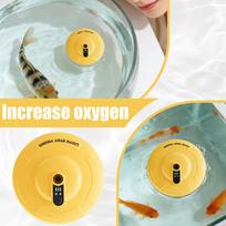 Rechargeable Floating Fish Tank Aerator Battery Operated Portable Oxygen Pump for Outdoor Fishing and Aquaculture with Adjustable Airflow One Size