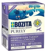 BOZITA Purely Paté Duoprotein Junior vištiena and kalakutiena - wet dog food - 370g