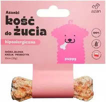 Brit AZANKI Hipoalerginis elnio odos kaulas su triušiu ir probiotikais šuniukams - šunų skanėstas - 10 cm
