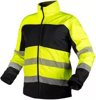 Kurtka Geltona įspėjamoji softshell striukė, dydis XXXL