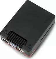 Argon40 „Argon Neo 5 Bred“ – „Raspberry Pi 5“ korpusas su ventiliatoriumi – juodas ir raudonas}