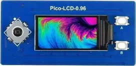 Waveshare LCD IPS ekranas 0,96 colio 160x80 pikselių - SPI - 65K RGB - skirtas Raspberry Pi Pico - Waveshare 19653}