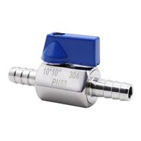 Portable Barb Stainless Steel Round Valves for Water Gas Oil Fuels Shut Off In Industrial and Mechanical Setting
