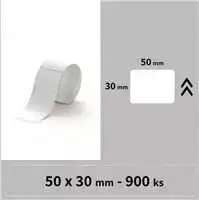 Terminės etiketės Niimbot lipdukai 50x30 mm - 900 vnt. (baltas)