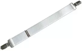 Lakšto įtempiklio tvirtinimo detalė, 2 vnt. 40 cm balta Matex