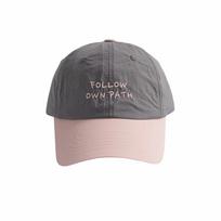 Adjustable Baseball Cap Breathable Lightweight Sun Protection Hat Color Block Embroidered Quick Dry Cap Outdoor Activities rožinė