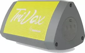 Jabees garsiakalbis Trivox Bluetooth garsiakalbis 7w vandeniui atsparus IP66 + Aux radijas Fm MicroSD / pilkas - geltonas / saulės šviesa