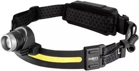 Galvos Žibintas NEO TOOLS LED 2.0 (400 lm + 400 lm) su Judesio Jutikliu