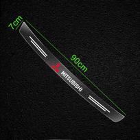 For Mitsubishi Outlander I200 Pajero Eclipse ASX Lancer Space Transparent Car Trunk Badge Protective 3D Sticker Car Accessories balta