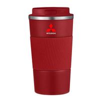 For Mitsubishi ASX Lancer Pajero Outlander L200 EVO 1Pcs Stainless Steel Coffee Thermos Mug Car Vacuum Flask Travel Thermal Cup raudona