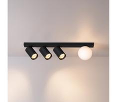 Brilagi - Taškinis šviestuvas SELE BALL 3xGU10/30W/230V + 1xG9/10W juodas