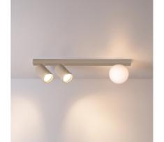 Brilagi - Taškinis šviestuvas SELE BALL 2xGU10/30W/230V + 1xG9/10W smėlio spalvos