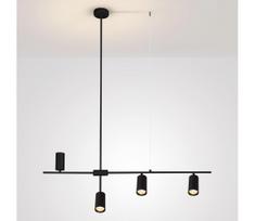 Brilagi - Pakabinamas šviestuvas ant laido CRANE 4xGU10/30W/230V juodas