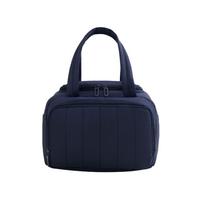 Insulated Lunch Bag Portable Handheld Bento Box Carrier Thermal Food Storage Bag for School Work Travel with Double Zipper Closure one size tamsiai mėlyna