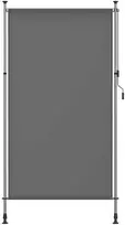 Songmics Vertikali reguliuojamo aukščio markizė 150 x (220-300) cm antracito pilkos spalvos