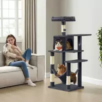 Songmics Feandrea Draskykla, 143 cm aukščio kačių medis, kačių draskykla