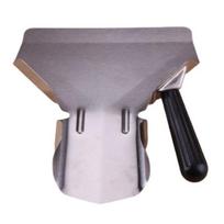 Chip Scoop Anti-rust Thickening Long Lasting French Fry Scoop with Dual Handles for Restaurant One-hand