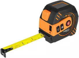 Lazerinis Atstumo Matuoklis NEO TOOLS 67-100 su Ištraukiama Juosta