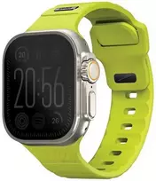 UNIQ apyrankė Stride Apple Watch Series1/2/3/4/5/6/7/8/9/SE/SE2/Ultra/Ultra 2 42/44/45/49mm FKM Rubber Strap laimo spalvos