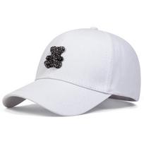 Unisex 3D Teddy Bear Personality Baseball Caps Spring Autumn Outdoor Adjustable Casual Hats Sunscreen Hat balta
