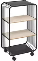5five Simply Smart Mobili lentyna NOIR, 3 pakopų, metalinė, 43,3 x 28 x 74 cm