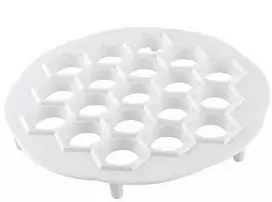 ATL Koldūnų forma, 19 angų, balta, 20 cm skersmens